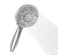 Vinabo doccino per doccia, Soffione Doccia, doccia soffione con 5 tipi di getto, Soffione Doccia Alta Pressione, Telefono Doccia in ABS Cromato,Doccetta Universale Facile da Installare