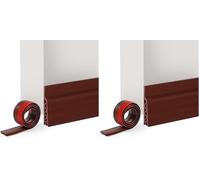 Vinabo Paraspifferi Porta,100 x 5cm Guarnizione Sottoporta in Gomma,Facile e Veloce da Installare,Isolante Termico Porte Ideale Anche per Protezione da Suoni,Freddo,Antipolvere e Anti (Marrone)