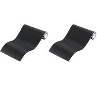 Vinabo Pelle Adesiva per Riparazioni 40 x 150 cm, Similpelle Adesiva, Toppe per Riparazione Autoadesive in Pelle PU, Ecopelle Adesiva Tappezzeria, Sedile Auto, Divano, Mobili-Nero (Confezione da 2)