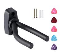 Vinabo Porta Chitarra da Muro, Supporto Chitarra Muro, Appendi Chitarra, Supporto Gancio Montaggio a parete Ganci Appendi Titolare per Chitarra Elettrica Basso Elettrico Ukulele Violino (1PC)
