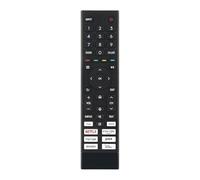 VINABTY ERF3ZE80 Sostituire il telecomando vocale per HISENSE/KIWI/MEDION/Technisat/Kiwi/Technisat/Tesla/bsl/Smart tech/JVC/DYON TV Compatible With Hisense ERF3ZC80 ERF3ZA80 ERF3ZB80 ERF3ZD80