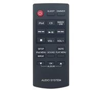 VINABTY N2QAYC000059 Telecomando di Sostituito Adatto Per Panasonic Compact Stereo Speakers SC-HC271 SC-HC27DB SC-HC27DBEBK SC-HC27GN SC-HC27