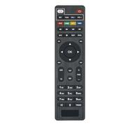 VINABTY Nuovo Telecomando di ricambio adatto a Decoder Digitale Terrestre 2023 DVB-T2 adatto a Dcolor Full HD Scart TV Stick Riceve Remote Controller