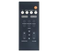 VINABTY Telecomando di Ricambio applicabile per Yamaha Sound Bar SR-B20A SR-C20A SR-B20ABL ATS-C200 SR-C20ABL VDQ7630