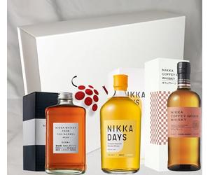 VINADDICT Confezione regalo Nikka Whiskey: Nikka Days, Coffey Grain e Nikka From The Barrel, 500 millilitri