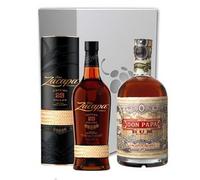 VINADDICT Scatola Rum Don Papa 7 Anni - Zacapa 23 Anni, 700 millilitri