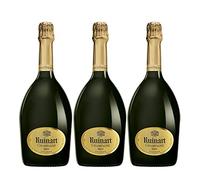 VINADDICT Set di 3 Champagne R De Ruinart Brut, 750 millilitri