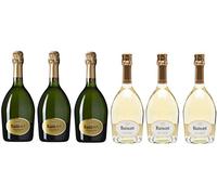 VINADDICT Set di 6 champagne Ruinart Brut e Blanc de Blancs, 750 millilitri