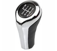 VINAMY Pomello Leva Cambio per BMW X1 E84,Manopola Cambio Gearstick Penna Di Testa Palla Manuale Auto Ricambio Interne Parti,A-Chrome