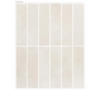 VINATO 10 Pezzi 3D Piastrelle Adesive Cucina,Murali Autoadesivo Cucina Decorativi,Pannelli Adesivi per Pareti,Mattonelle Adesive per Cucchi, Bagno, Decorazione Parete (Beige,22.9x29 cm)