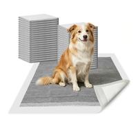 VINATO 40 Pezzi Tappetini Igienici per Cani 60x60 cm Traversine Assorbenti per Cani Traversine Cani per Addestramento Cani e Cuccioli Super Assorbenti, Anti-Fuga e Controllo Odori