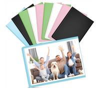 VINATO Calamite Personalizzate per Polaroid Instax Mini Pellicole Foto, Portafoto Magnetico per Frigorifero, Superfici in Metallo, 10 Pezzi per 10 × 15 cm Foto, Cornici Magnetiche in Colori Assortiti