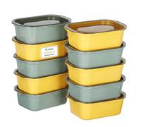 VINATO Contenitori Ermetici per Alimenti 10Pezzi - 500ml Meal Prep, Contenitori