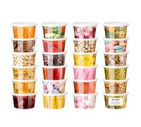 VINATO Contenitori Ermetici per Alimenti, 24Pcs 360ml/12oz Contenitore Plastica