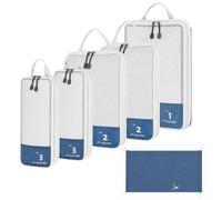 VINATO Packing Cubes Compression 6erSet Sacchetti Sottovuoto Impermeabili &