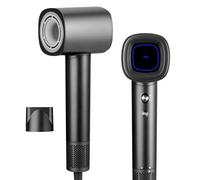 VINATO Asciugacapelli, Phon da 200 Milioni di Ioni Negativi, Motore Brushless da 110.000 giri/min, 1600 W, 59 dB Rumore Basso per Viaggio e uso D omestico