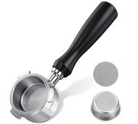 VINATO Portafiltro senza fondo 51mm - Costruzione interamente metallica | Compatibile con DeLonghi EC680 / EC685 / EC885 / EC890