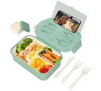 VINATO Portapranzo Bento 1400ml, Ermetico & BPA Free - Lunch Box per Ufficio e B