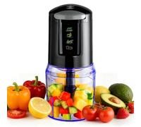 VIANTO Robot da Cucina Multifunzione 300W - Tritatutto Elettrico con Frullatore, Affetta Cipolle e Bicchiere 500ml per Carne, Erbe, Pesto