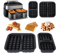 VINATO Set da 2 Stampi per Waffle in Silicone per Airfryer 3000/5000 | Accessori Friggitrice ad Aria per 3000/5000 (NA350/00, NA352/04, NA550/00), lavabile in lavastoviglie