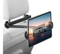 VINATO Supporto Tablet Auto, Porta Tablet da Auto per iPad e Kindle, Supporto Regolabile per Dispositivi da 4 a 12.9 Pollici, Rotazione a 360°, Nero