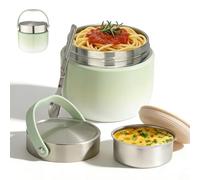 VINATO Termos per Alimenti 1200ml | Contenitore Termico di Acciaio Inossidabile con Cucchiaio Pieghevole, Antigoccia, BPA-Free, Contenitore Termico per Alimenti Caldi, Per Ufficio Scuola Escursioni