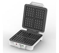 VINATO Waffle Maker, Macchina Waffle per 4 Waffel, 1200W Calore Rapido e Stabile, Piastra Waffle con Rivestimento Antiaderente Delle Piastre Riscaldanti, Regolazione Continua Della Temperatura, Bianco