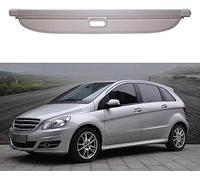 VINAUD Auto Ripiano carico Parasole Bagagliaio Posteriore Tenda Parasole,per Mercedes-Benz B Class W245 B180 B200 2008 2009 2010 2011 Copribagagliaio Copertura Retrattile Protezione.,B-B180-Beige