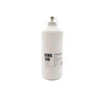 Vinavil Vinil 140 | Collante Vinilico Liquido 1kg | Adesivo Forte per Legno, Carta, Tessuti e Fai-da-te | inferramenta (1 Kg)