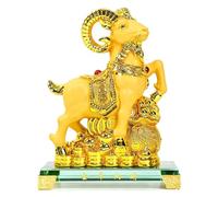 Vinbcorw ,Glücklich a1,S,Statua della Capra dello Zodiaco Cinese Feng Shui per la prosperità e la ricchezza Capodanno 2027