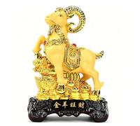 Vinbcorw ,Glücklich b4,S,Statua della Capra dello Zodiaco Cinese Feng Shui per la prosperità e la ricchezza Capodanno 2027