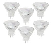VINBE MR11 12V 20W lampada alogena GU4 Base Faretto 2800K bianco caldo, dimmerabile, 6 Packs