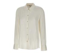 Vince - Camicetta Slim in Misto Seta con Bottoni - - Blouses & Shirts - Donna - Bianco - XL