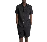 Vince - Camicia a Maniche Corte in Lino - - Shirts - Uomo - Nero - M