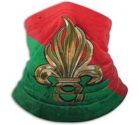 Vince Camu Fascia Collo Foulard,Scaldacollo Invernale,Sciarpa Tubolare,Sciarpa Tubolare con Bandiera degli Etrangere Legion,Fasce per Uomo,Donna,Sciarpa per Il Viso Antivento