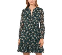 Vince Camuto Abito Blouson Con Fiori E Orlo Ruffle Per Donna