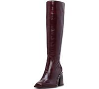 Vince Camuto Sangeti Wide Calf, Stivali alla Moda Donna, Mogano Scuro, 41.5 EU