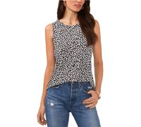 Vince Camuto Top Senza Maniche A Fiori Con Schiena Spaccata