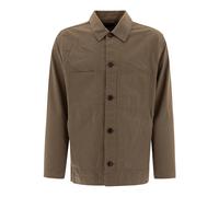 Vince - Giacca da lavoro in cotone e lino - - Jackets - Uomo - Verde - S