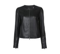 Vince - Giacca in pelle con zip - - Jackets - Donna - Nero - M