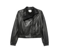 Vince - Giacca in Pelle con Zip - - Jackets - Donna - Nero - S