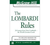 Vince Lombardi The Lombardi Rules (Anello, filo)