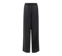 Vince - Pantaloni a vita media con pizzo e coulisse - - Trousers - Donna - Nero - L