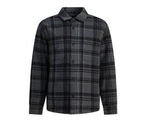 Vince - Sherpa-Lined Plaid Shirt Jacket - - Jackets - Uomo - Grigio - S