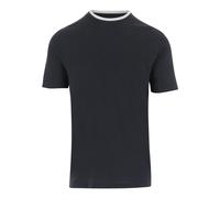 Vince - T-shirt con Doppio Collo in Cotone - - Tops - Uomo - Blu - S