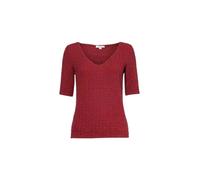 Vince - Top con Scollo a V e Maniche a Tre Quarti Smock - - Tops - Donna - Rosso - M