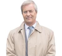 Vincent Bollore (Coat) Half Body Buddy Cutout