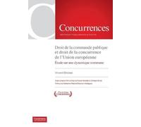 Vincent Bridoux Droit de la commande publique et droit de la concurr (Tascabile)