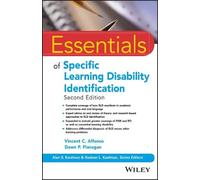 Vincent C. Alfonso Daw Essentials of Specific Learning Disability I (Tascabile)