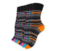 Vincent Creation Calzino blu cielo / arancione / rosa / nero Donna Vincent Creation 39-42 blu cielo / arancione / rosa / nero